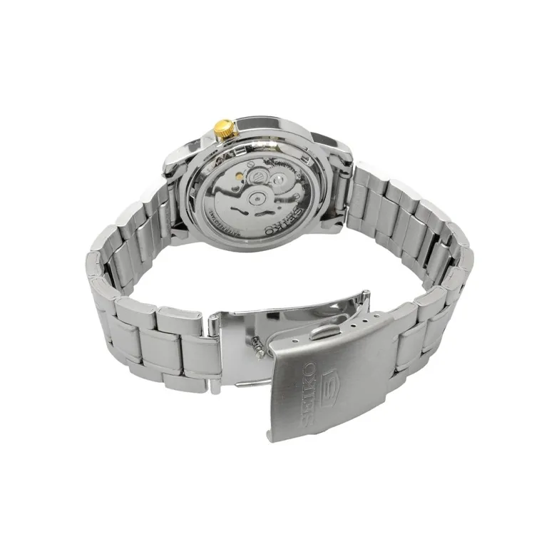 SEIKO SEIKO5 Collection Automatic Mechanical Movement Watch Men's Watches Yellow Watch Dial SNKK29K1-4
