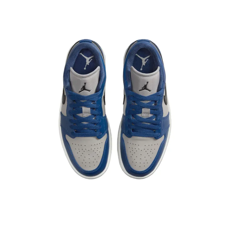 Jordan 1 Low French Blue College Grey Women's-3