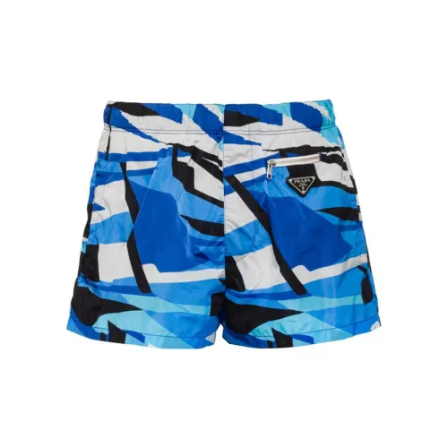 PRADA Swimming Shorts Men Blue