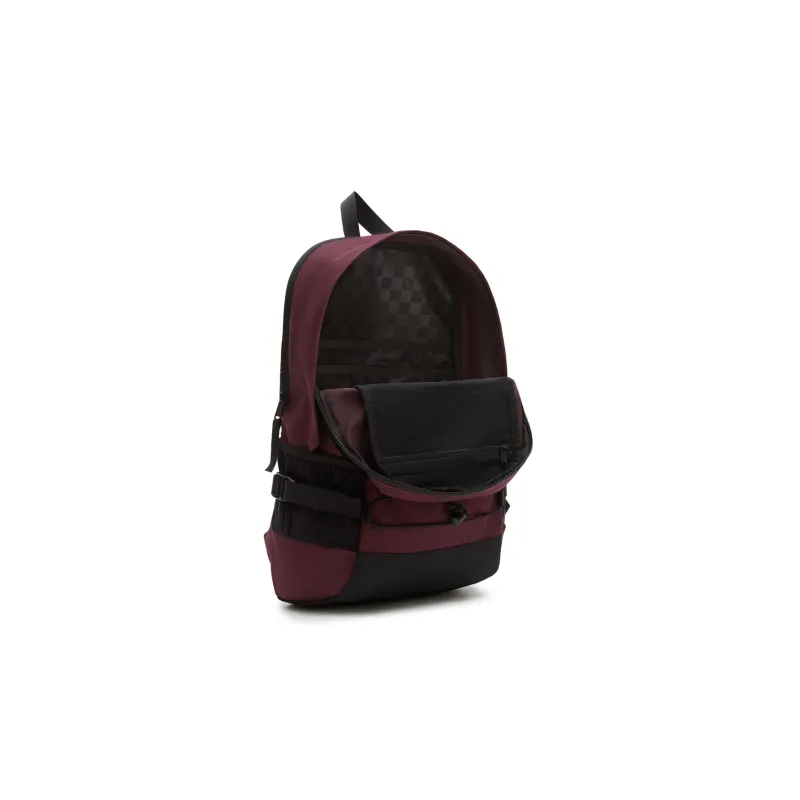 Vans Polyester Backpack Regular Unisex Brown Red-2