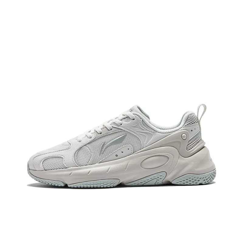 LiNing Low-Top Casual Shoes Women's Mist White-0
