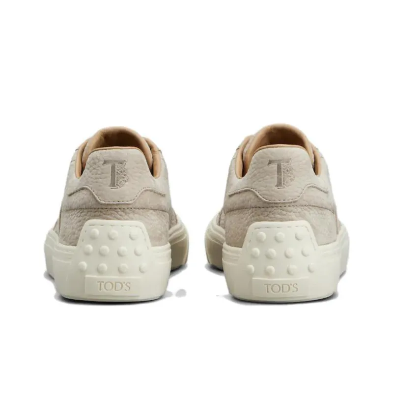 TOD'S Grained Leather Low-top Sneakers-3