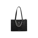 Phantom Butterfly Tote-Black+Crossbody+Decorative Chain