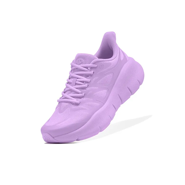 BMAI Expeditionary Pure Light Mixed EVA Physical Foam Low Top Running Shoes Women's Lilac-2