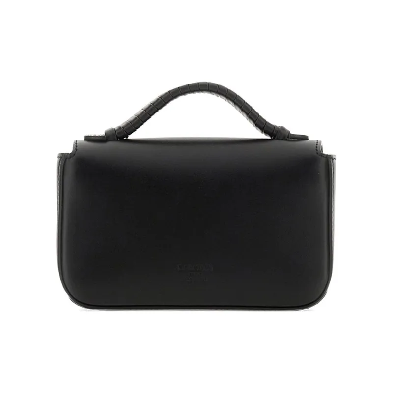 BALMAIN B-BUZZ Jacquard Canvas Portable Crossbody Bag Shoulder Bag Mini Women's Black-2