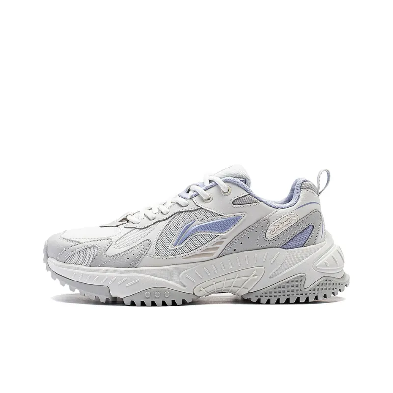 LINING Venus 2.0 Casual Shoes Women's Low Top Champagne White/Antarctic Gray-0
