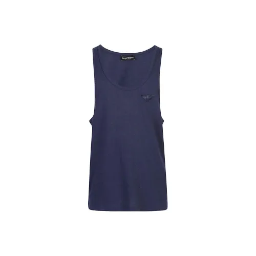 EMPORIO ARMANI Tank Tops Men Dark Blue