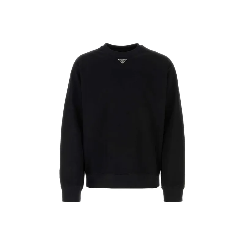 PRADA Sweatshirts Men Black-2