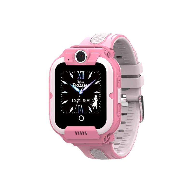 Disney Frozen Series Smart Movement Silicone Strap Watch Unisex Black Dial SF-54241-3