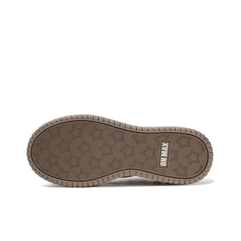 ON MAX Paper Airplane Series Skateboard Shoes Unisex Brown-6