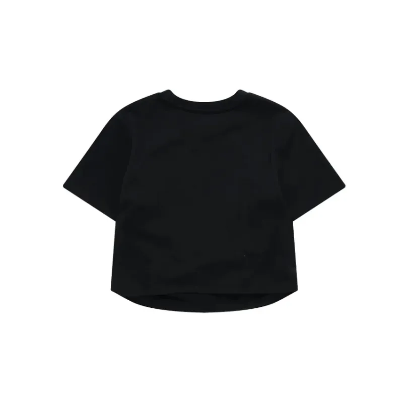 FILA FUSION Crop Tops Women's Black-1
