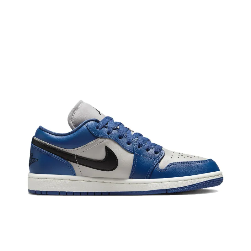 Jordan 1 Low French Blue College Grey Women's-1