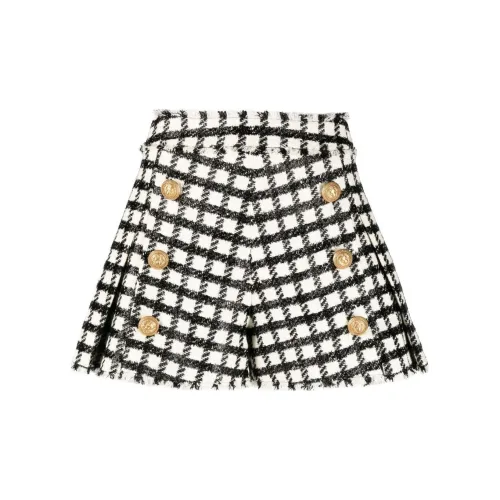 BALMAIN Casual Shorts Women's Black/White