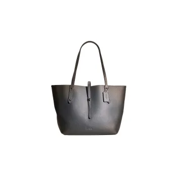 COACH Market Tote Tote Bag Leather Handbag Shoulder Bag Women's Black
