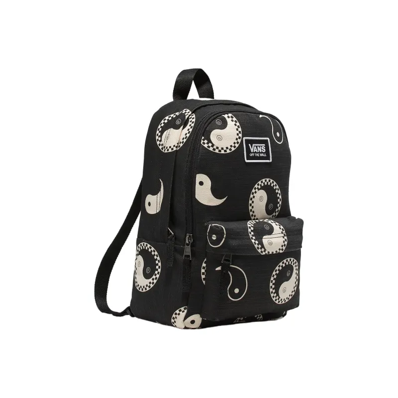Vans Backpack Unisex Black White-1
