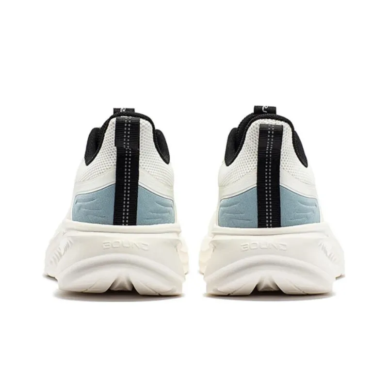 361° Anti Slip Wear Resistant Low Top Running Shoes Men's White Blue-2