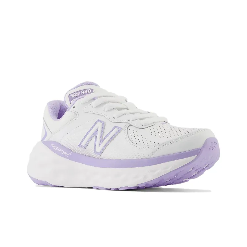 New Balance Fresh Foam 840F White Lilac Glo Women's-2