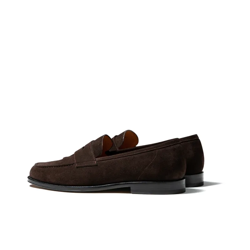 TRUFFAUT British Business Lightweight Slip on Casual Shoes Men's Coffee-2
