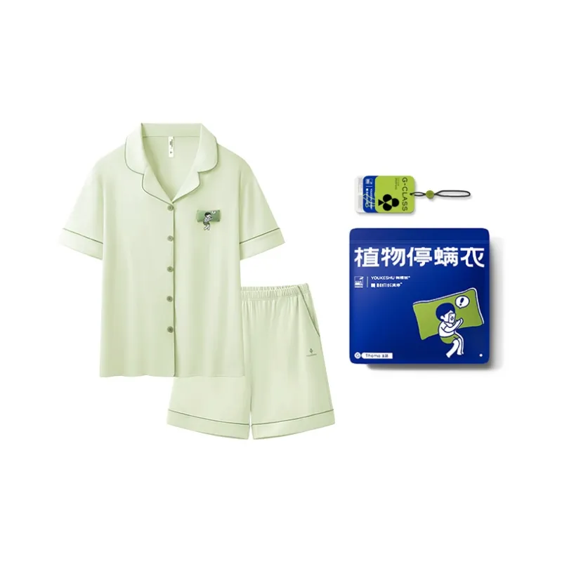 YOUKESHU Pajama Set Unisex Multicolor-10