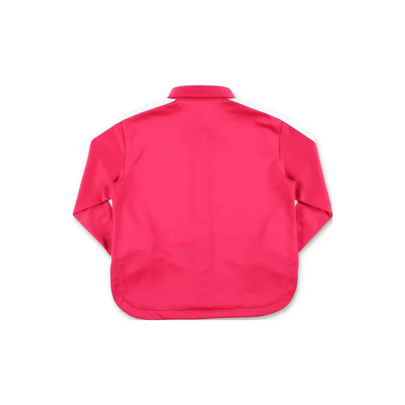 PALM ANGELS Kids Logo-print Stripe-detailing Shirt-1