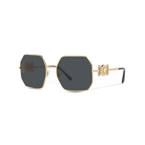 VERSACE Medusa plaque Geometric Sunglasses