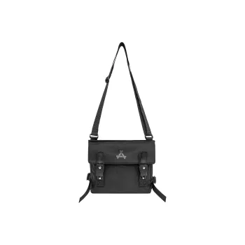 KONADCT Nylon Fabric Shoulder Bag, Crossbody Bag Regular Unisex Black