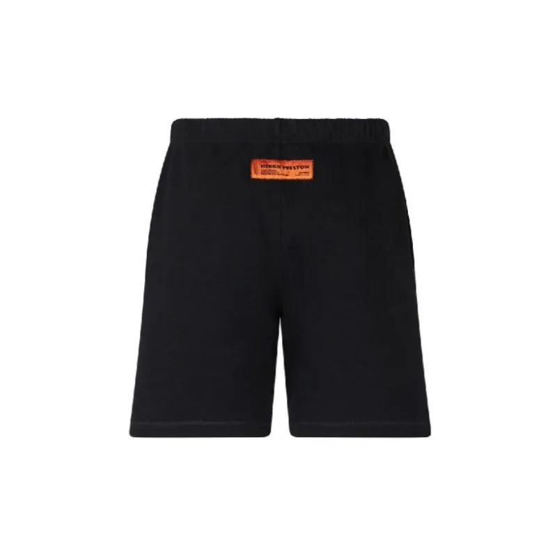 HERON PRESTON Logo-Printed Knee-Length Track Shorts-1