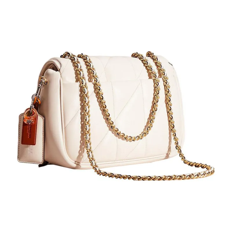 COACH Madison Leather Pillow Bag Handbag Shoulder Bag Women's Milk White-1