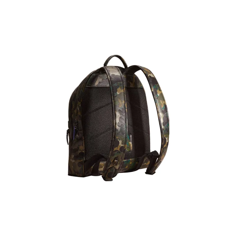 COACH Charter Leather Backpack Large Size Women's Camouflage-2