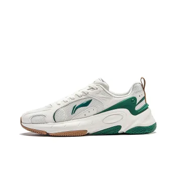 LiNing Low Top Casual Shoes Men's White Green