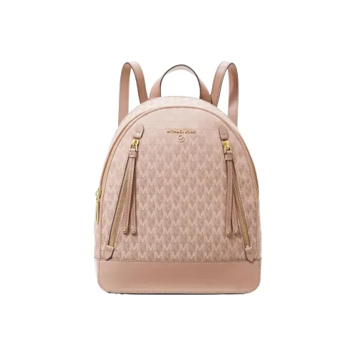 MICHAEL KORS MK Brooklyn Polyester Backpack Medium Size Women's Pink