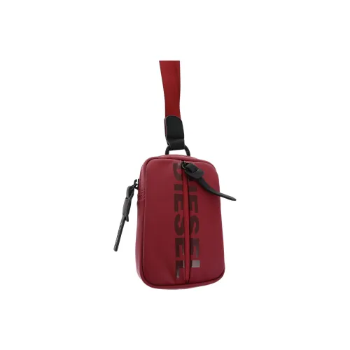 DIESEL Artificial Leather Wallet Regular Women's Burgundy Red
