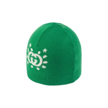 GUCCI Logo Intarsia Beanie