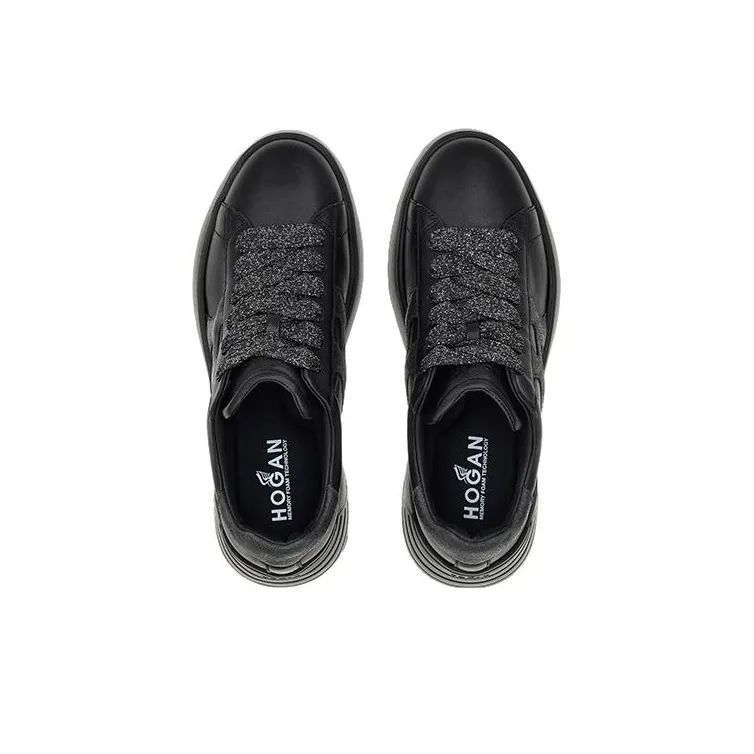 HOGAN H562 Panelled Lace-up Sneakers-4