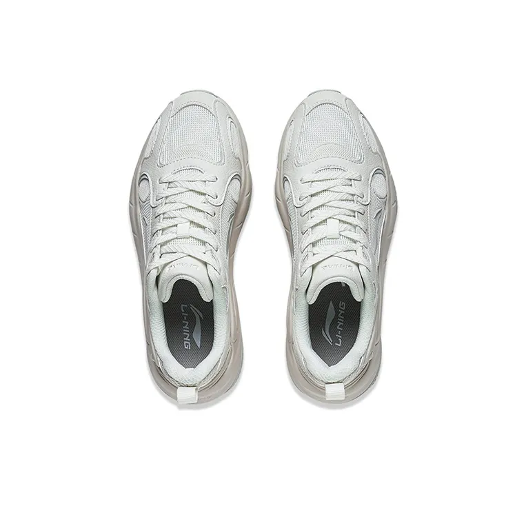 LiNing Low-Top Casual Shoes Women's Mist White-2
