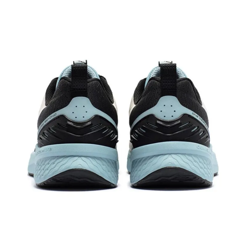 361° Anti Slip Wear Resistant Low Top Running Shoes Men's Beige Blue Black-2