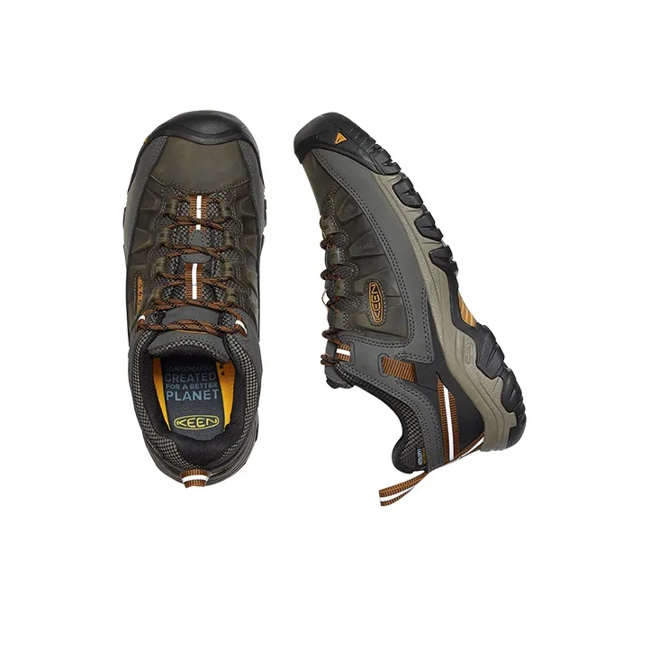 KEEN Targhee 3 WP Cushioning Anti-Slip And Wear-Resistant Low-Top Outdoor Hiking Trekking Shoes Men's Jasper-3