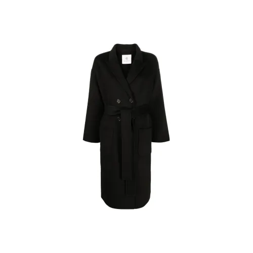 Anine Bing Belted Double-breasted Coat