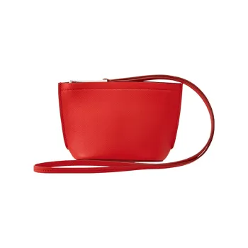 FERRAGAMO Natural Grain Cow Leather Coin Purse Mini Men's Red
