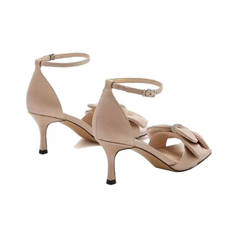 73Hours Senorita Stylish Sandal 7cm Women's Nude-2