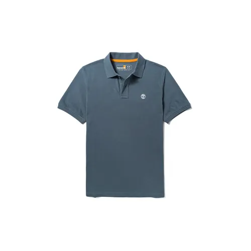 Timberland Polo Shirts Men Slate Blue