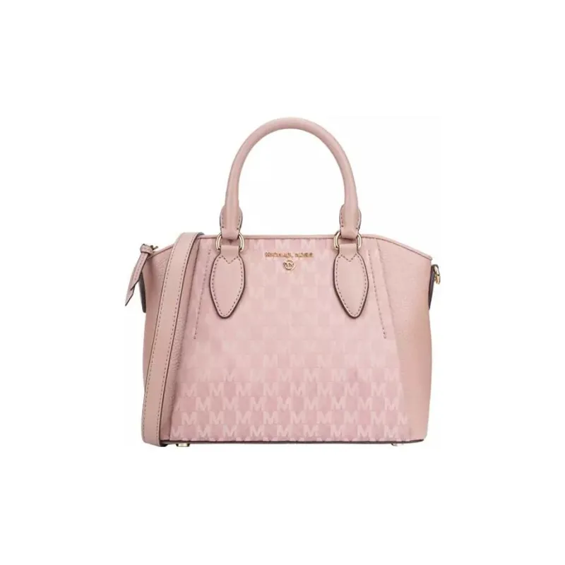 MICHAEL KORS Sienna Cow Leather Handbag, Shoulder Bag, Crossbody Bag Medium Size Women's Pink-0