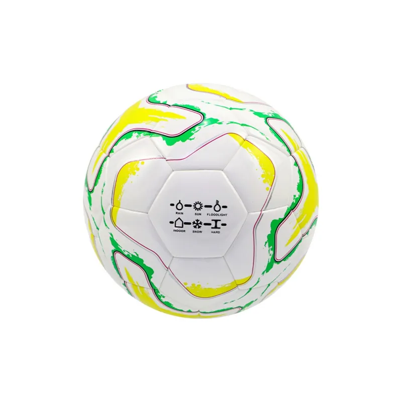 SIRDAR Size 4 5 Size Soccer PU Seamless Thermal bonding Unisex Yellow White-2
