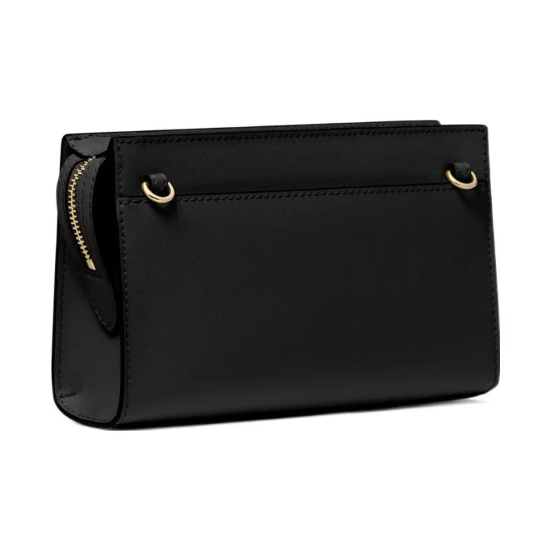 MICHAEL KORS Canvas, Artificial Leather, Polyester Shoulder Bag, Crossbody Bag Trumpets Women's Black-1
