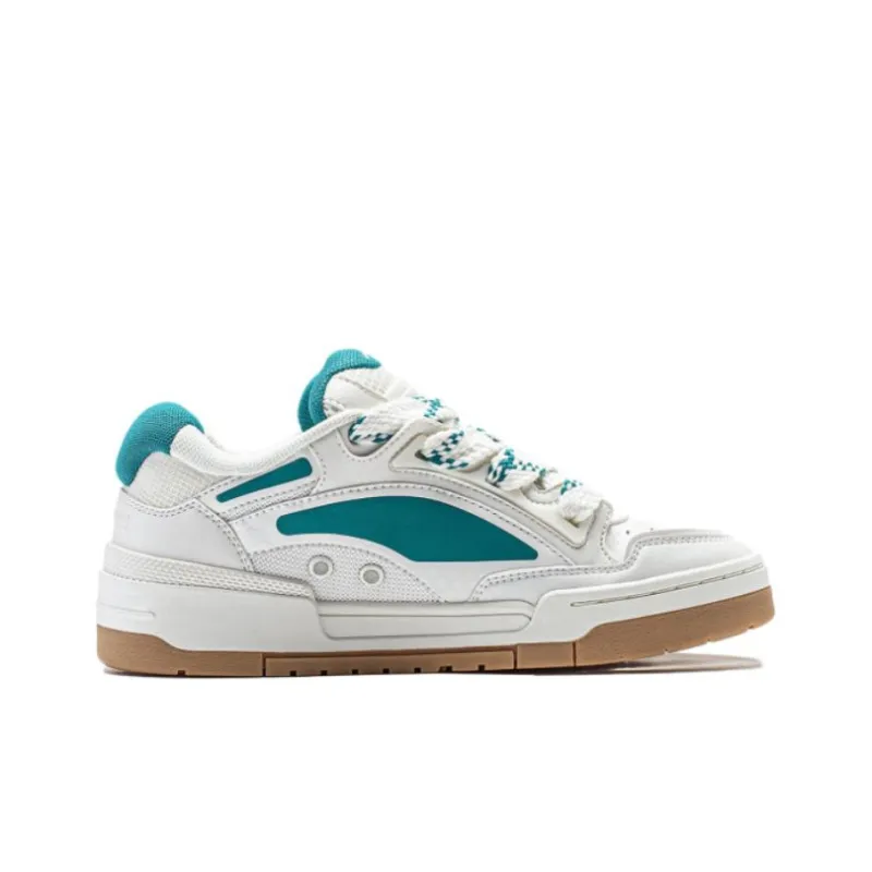 LiNing Journey V2 Cushioning Anti Slip And Wear Resistant Support Low Top Casual Shoes Women's White Green-1