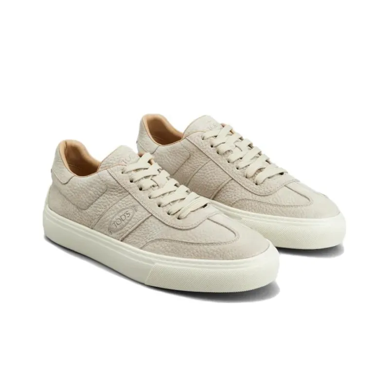 TOD'S Grained Leather Low-top Sneakers-2