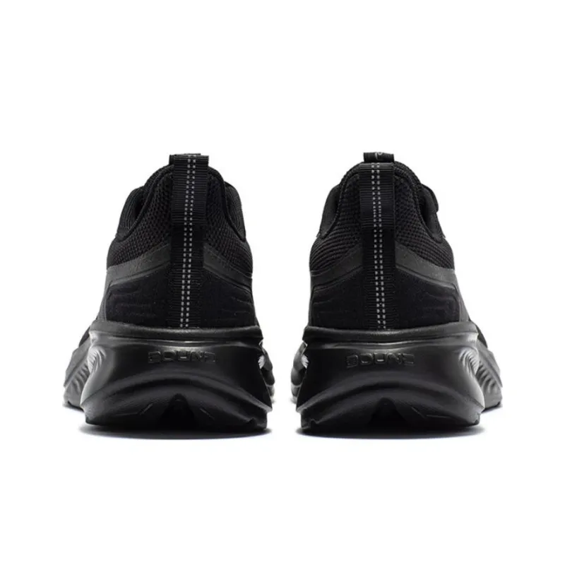 361° Anti Slip Wear Resistant Low Top Running Shoes Men's Obsidian Black Smoke Gray-2