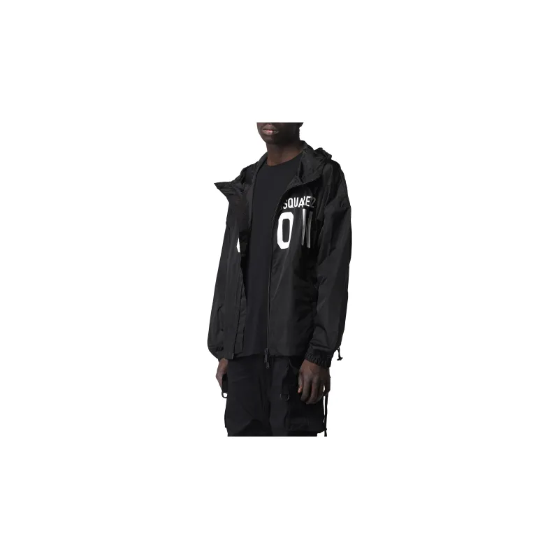 DSQUARED 2 Logo Printed Zipped Jacket-2