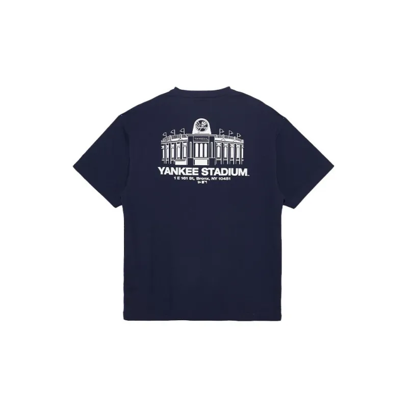 New Era T Shirt Unisex Navy Blue-1