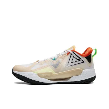 PEAK Breeze Cushioning Wear Resistant Rebound Low Top Performance Basketball Shoes Men's Bean Khaki